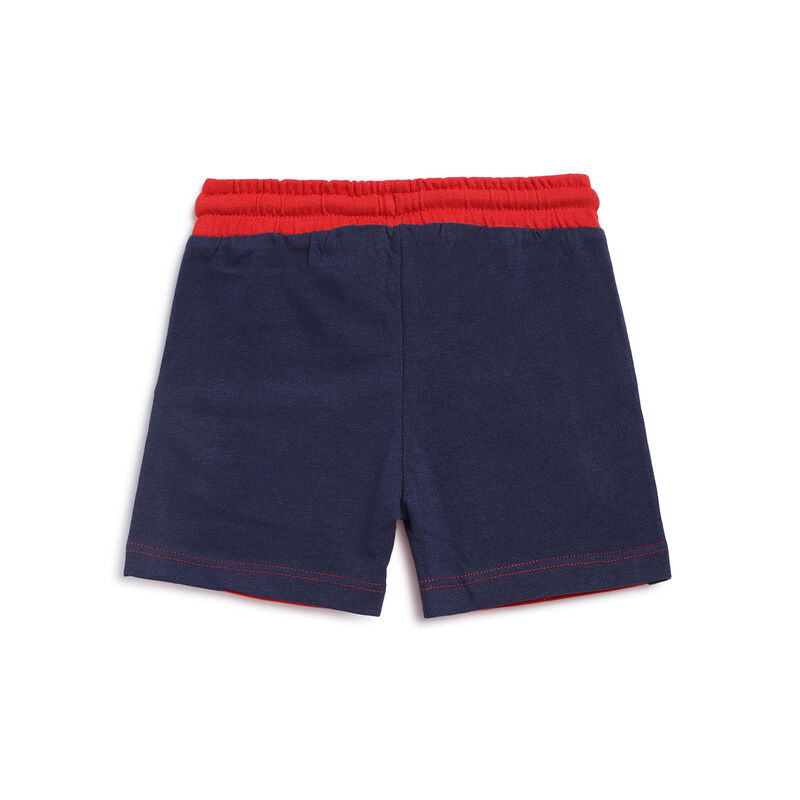 Boys Medium Red Printed 2 Pc Set T-shirt with Short Trouser image number 3